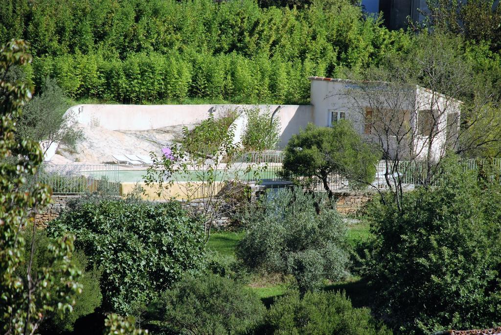 Les Jardins Du Mas Evesque Bed and Breakfast Rousson  Exterior foto