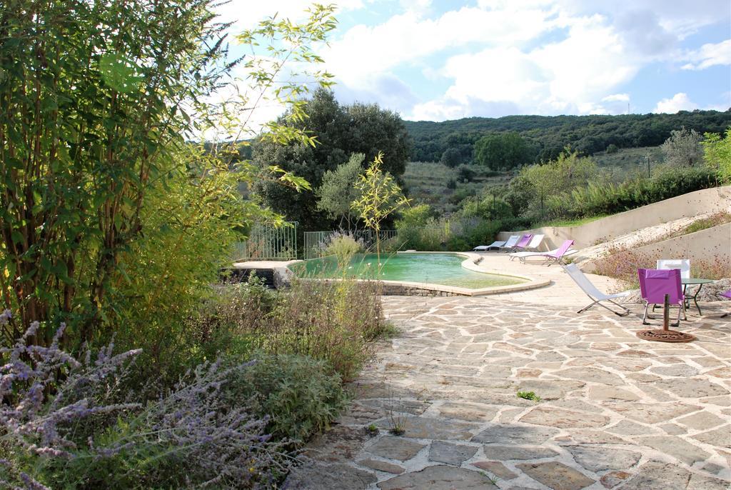 Les Jardins Du Mas Evesque Bed and Breakfast Rousson  Exterior foto