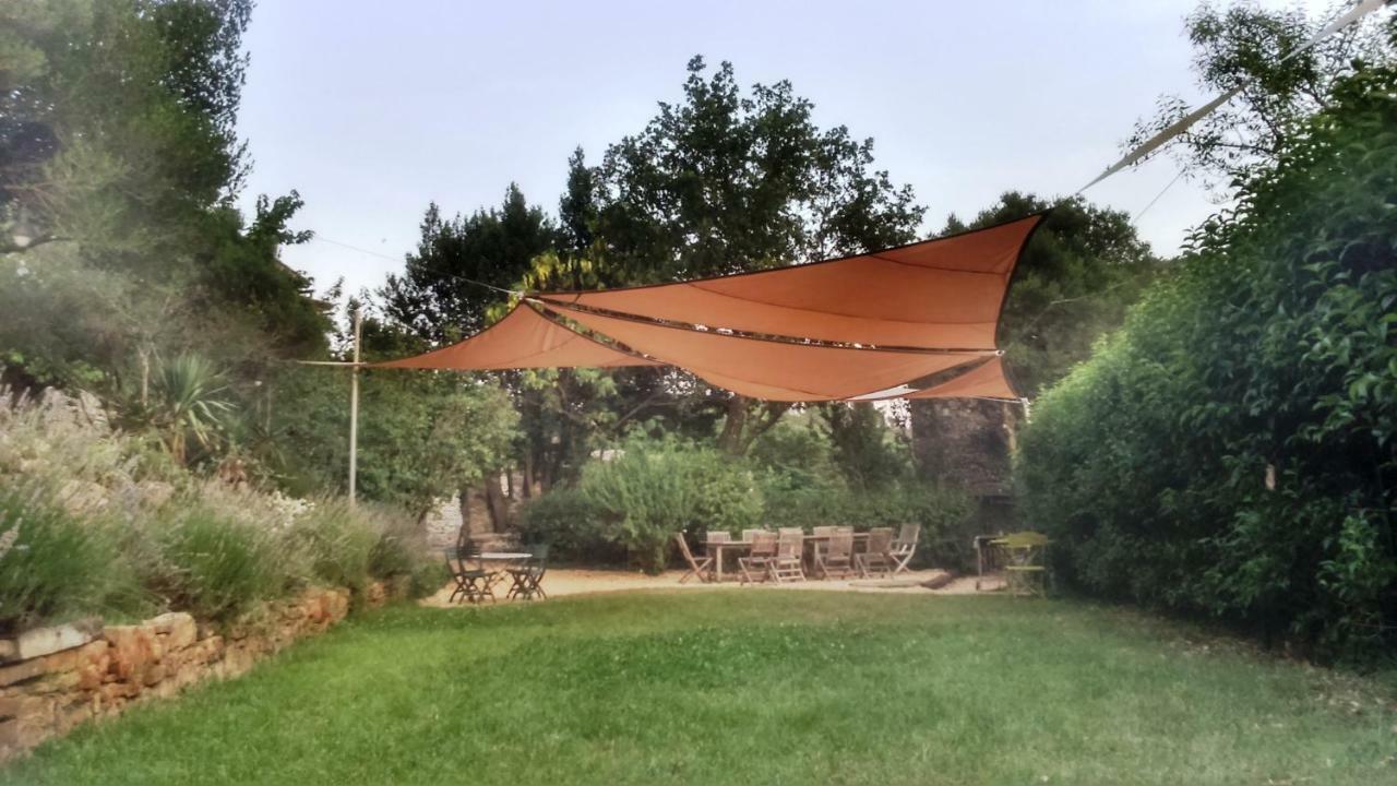 Les Jardins Du Mas Evesque Bed and Breakfast Rousson  Exterior foto